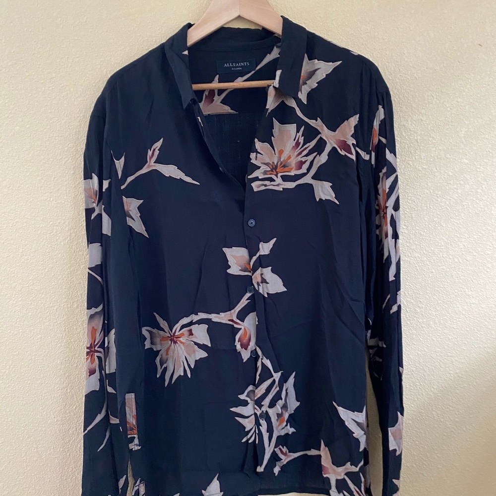 All Saints long sleeve shirt